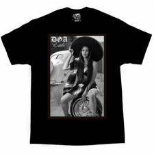 DGA David Gonzales Art Charra Estilo Mexican Lady Urban Tattoos Cars T Shirt
