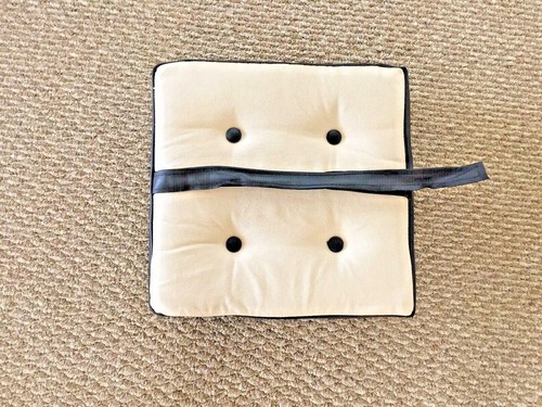 Piper J3 Cub Leather Seat Front Bottom Cushion, Original Style, 2 Inch Fill - Picture 2 of 2