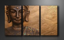 Quadro su tela Quadri moderni buddha 160 x 90 cm 3 tele modello : XXL 1041