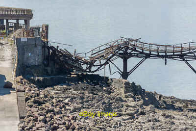 Photo 6x4 Birnbeck Pier's collapsed span Weston-super-Mare This span conn c2016