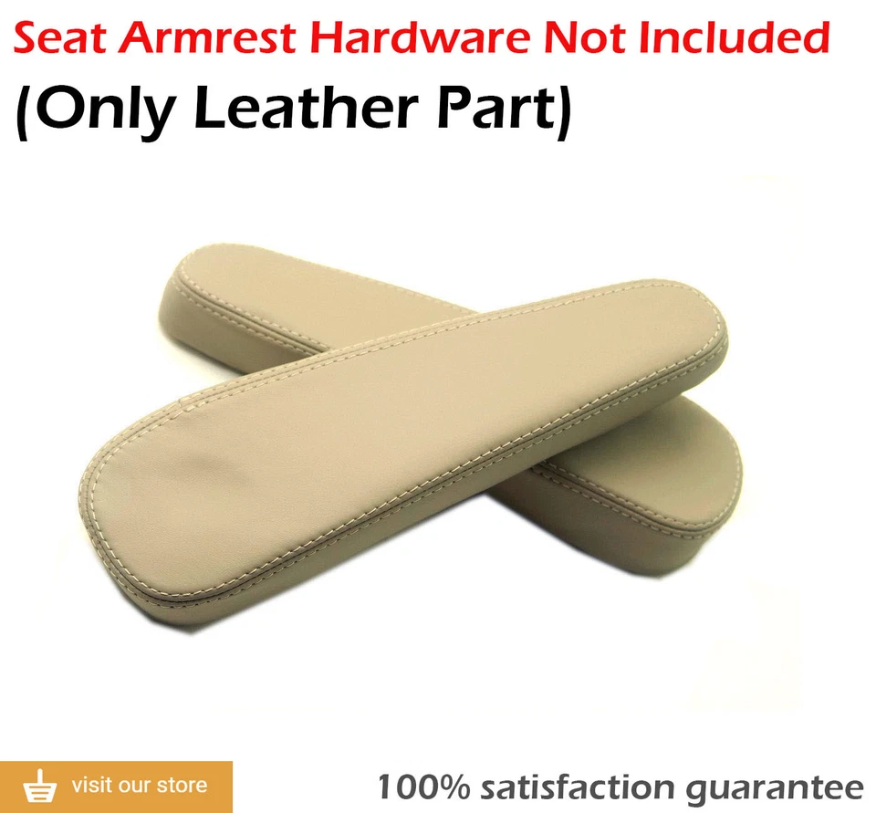 Reposabrazos asiento delantero cuero sintético cubierta apta para Isuzu Trooper 92-02 beige Foto 2 de 4