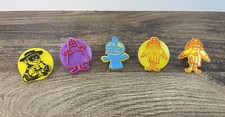 Lot Of 5 Vintage McDonald's Plastic Rings Grimace Birdie Mayor Hamburglar