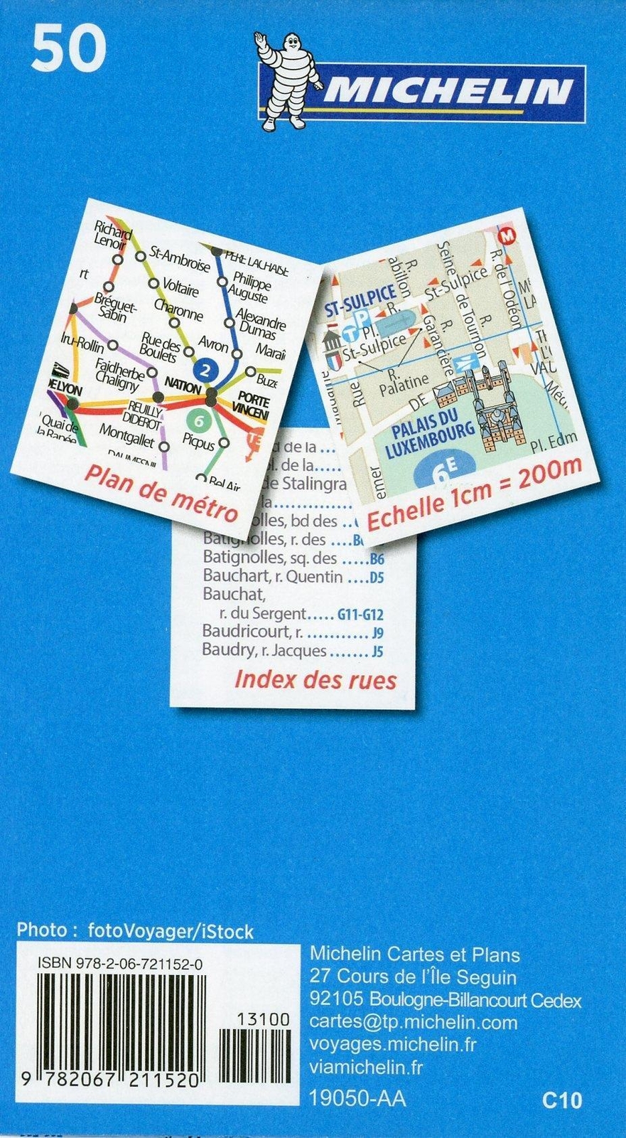 Thumbnail - Paris Pocket - Michelin City Plan 50 City Plans Michelin (land-)karte