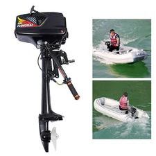 2 Stroke 3.6HP HANGKAI Outboard Motor Boat Engine Water with Cooling CDI System
