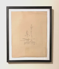 1960s “The Search” Collector's Guild LTD Etching After Alberto Giacometti Framed