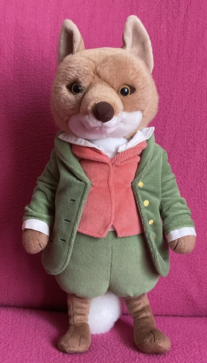 Peter Rabbit Mr Tod Fox In Green Outfit Soft Plush Toy 11-14