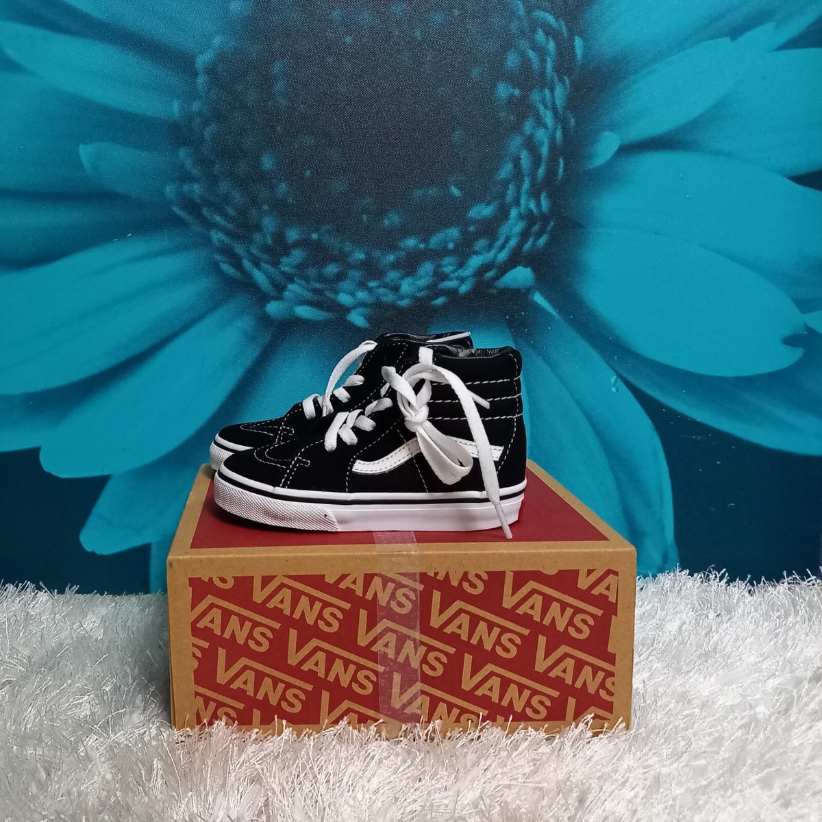 Suede Toddler Black High Top Vans Vans Sk8-hi Toddler's Black/True