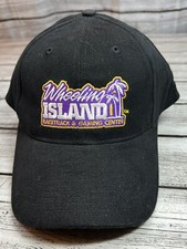 Wheeling Island Racetrack Gaming Center Black Baseball Cap Hat Snapback