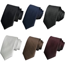 Men's 6CM Skinny Jacquard Woven Necktie Wedding Party Tie Neck Ties RS340