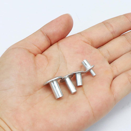 Cabezal brasero de 3/16" de diámetro X 3/8" de longitud remaches de aluminio macizo, fijar sólido con fugas - Imagen 6 de 12