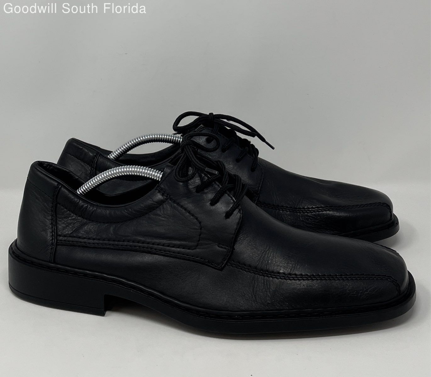 SAOLA Scarpe eleganti derby basse Rieker uomo B0812 nere in pelle stringate taglia 45