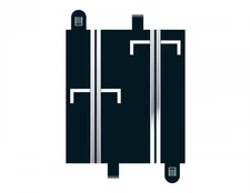 Scalextric 175mm Half Straight Starter Grid Track - 2pcs C7018 OPEN