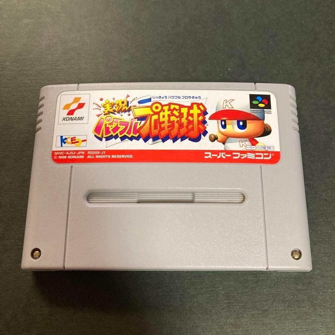 Sf1407 Super Famicom soft Jikkyou Powerful Pro Yakyuu Basic Ban'98