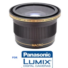 HD ULTRA WIDE FISHEYE LENS + HD MACRO LENS FOR PANASONIC LUMIX DC-GH5S