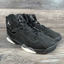 Nike Air Jordan True Flight GS Black Suede 343795-010 Size Youth 6.5Y