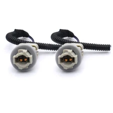 2pcs For 1990-2014 Ford F-150 T10 License Plate Tag Light Sockets Wire Harness