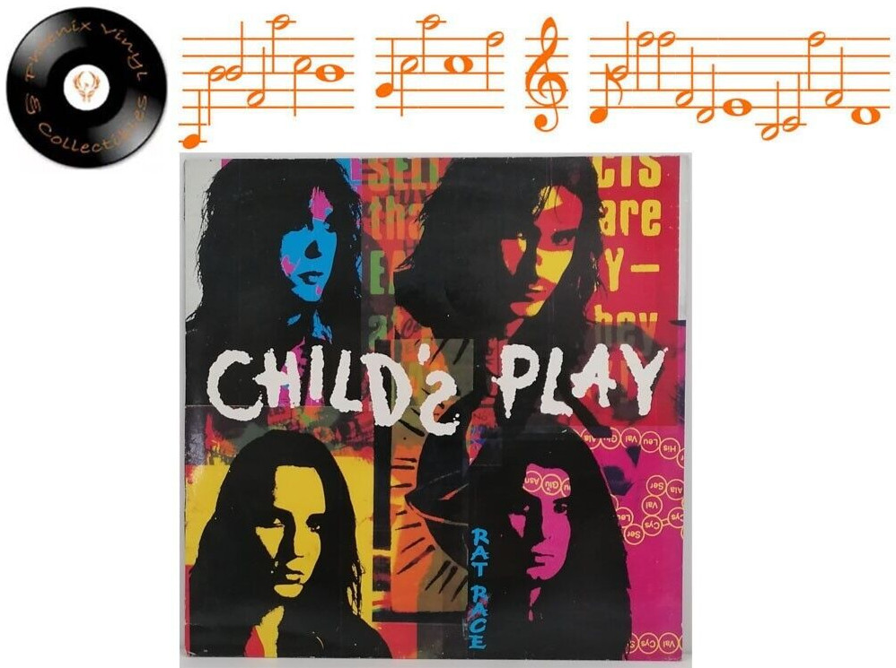 Child's Play Rat Race Vinyl LP A1J B1J Pressing Rare - Near Mint