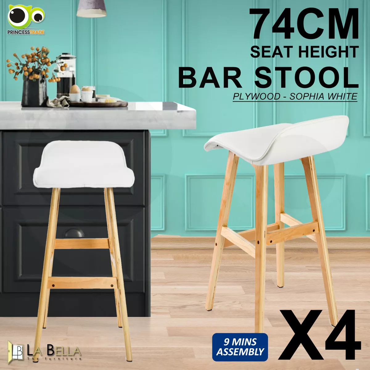 White bentwood stool sales