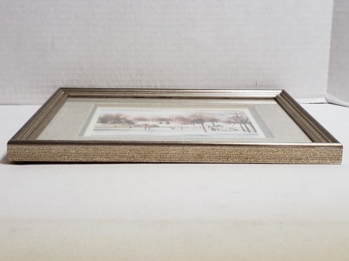 J.R. Hamil Print “Loose Park Skaters” Kansas City Missouri Signed Matted Framed - Picture 10 of 24