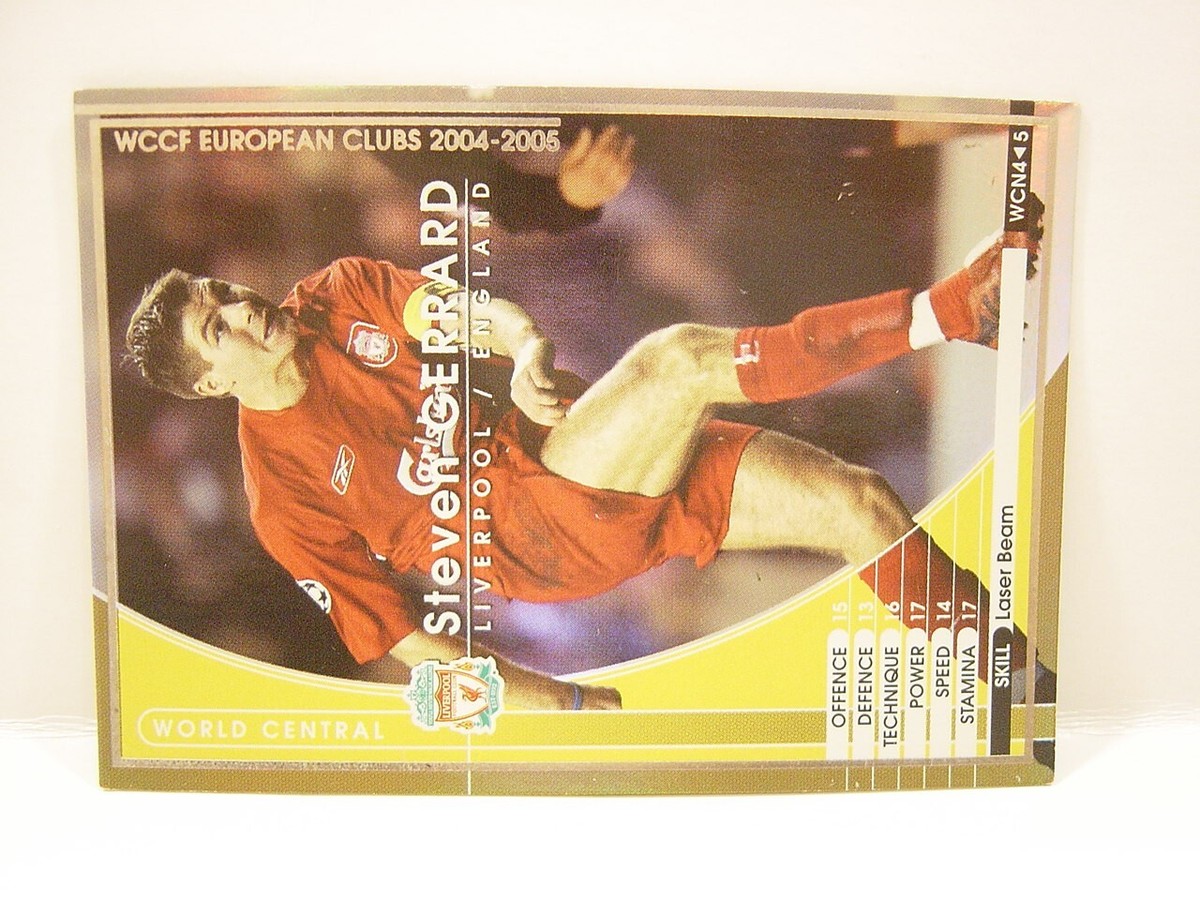 Panini WCCF 2004-05 WCN Steven Gerrard 1980 England No.8