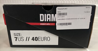 Chaussures de VTT femme Diamondback Lux sans clips taille 7 US 40 EURO