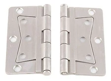 Mobile Home/RV Interior Butterfly Stainless Steel Hinge Set with Screws
