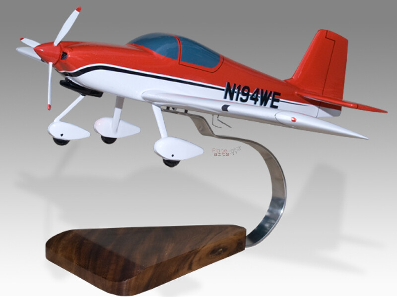 Van's Vans Aircraft RV-9 Solid Kiln Dry Mahogany Wood Handcrafted Display  Model