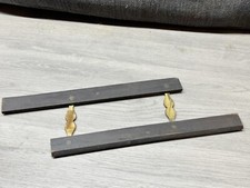 ANTIQUE EBONY WOOD PARALLEL RULE MEASUREMENT TOOL