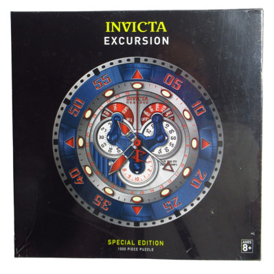 Invicta Excursion Special Edition 1000 Piece Watch Jigsaw Puzzle - Sealed 19.75''