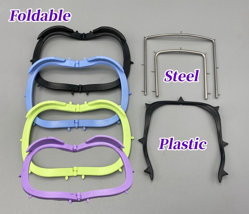 6 Pcs Small 4"x4" Rubber Dam Frames For Dental Work | Stainless Steel German Quality, Dental Lab & Clinic Instruments