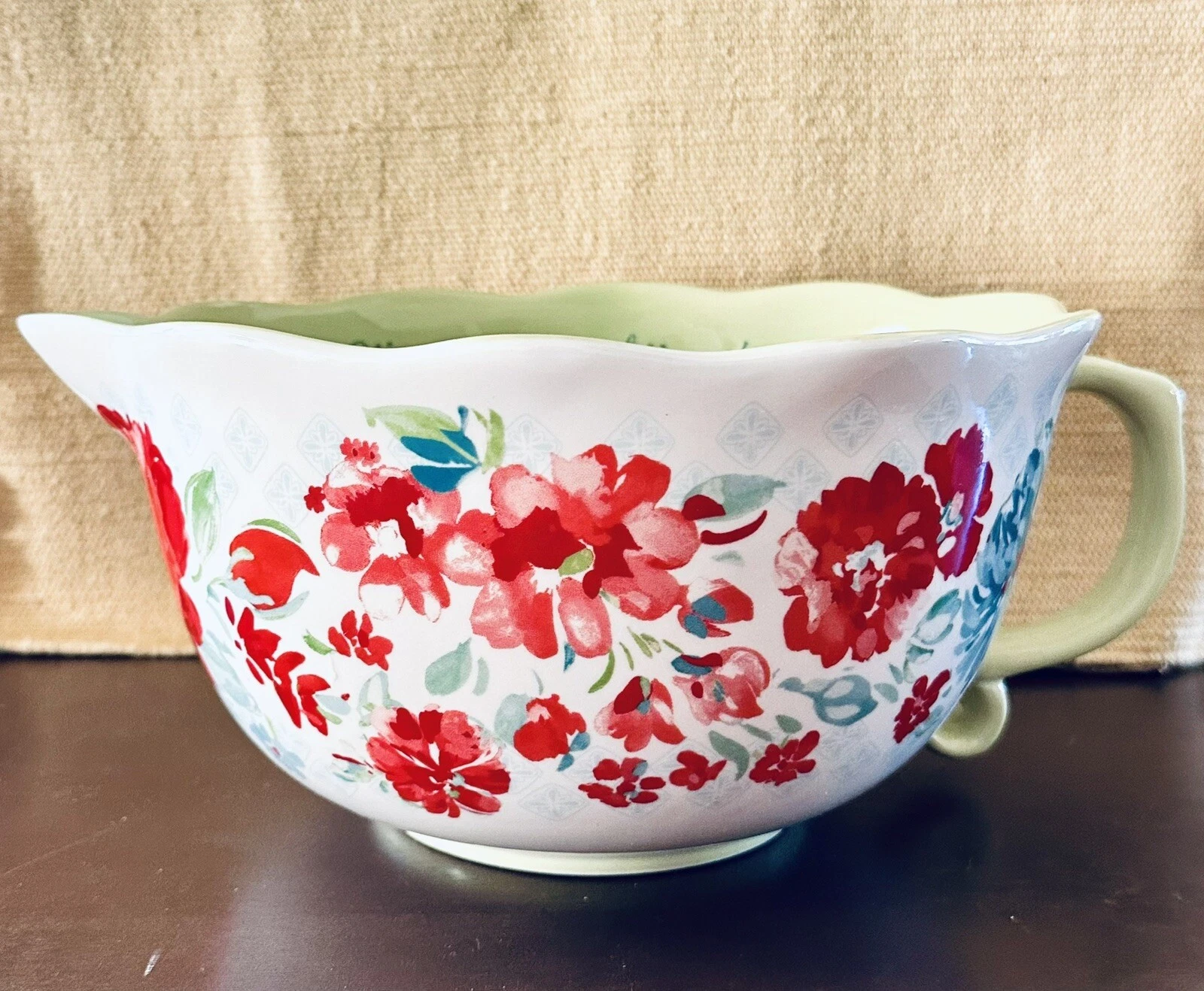 The Pioneer Woman GORGEOUS GARDEN 3.8-Quart Batter Bowl (Handle, Pour Spout)