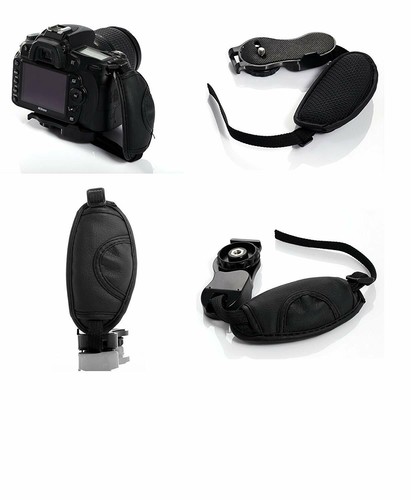 Supporto cinturino impugnatura da polso fotocamera per reflex dslr Canon Nikon Sony Samsung EOS - Foto 10 di 10