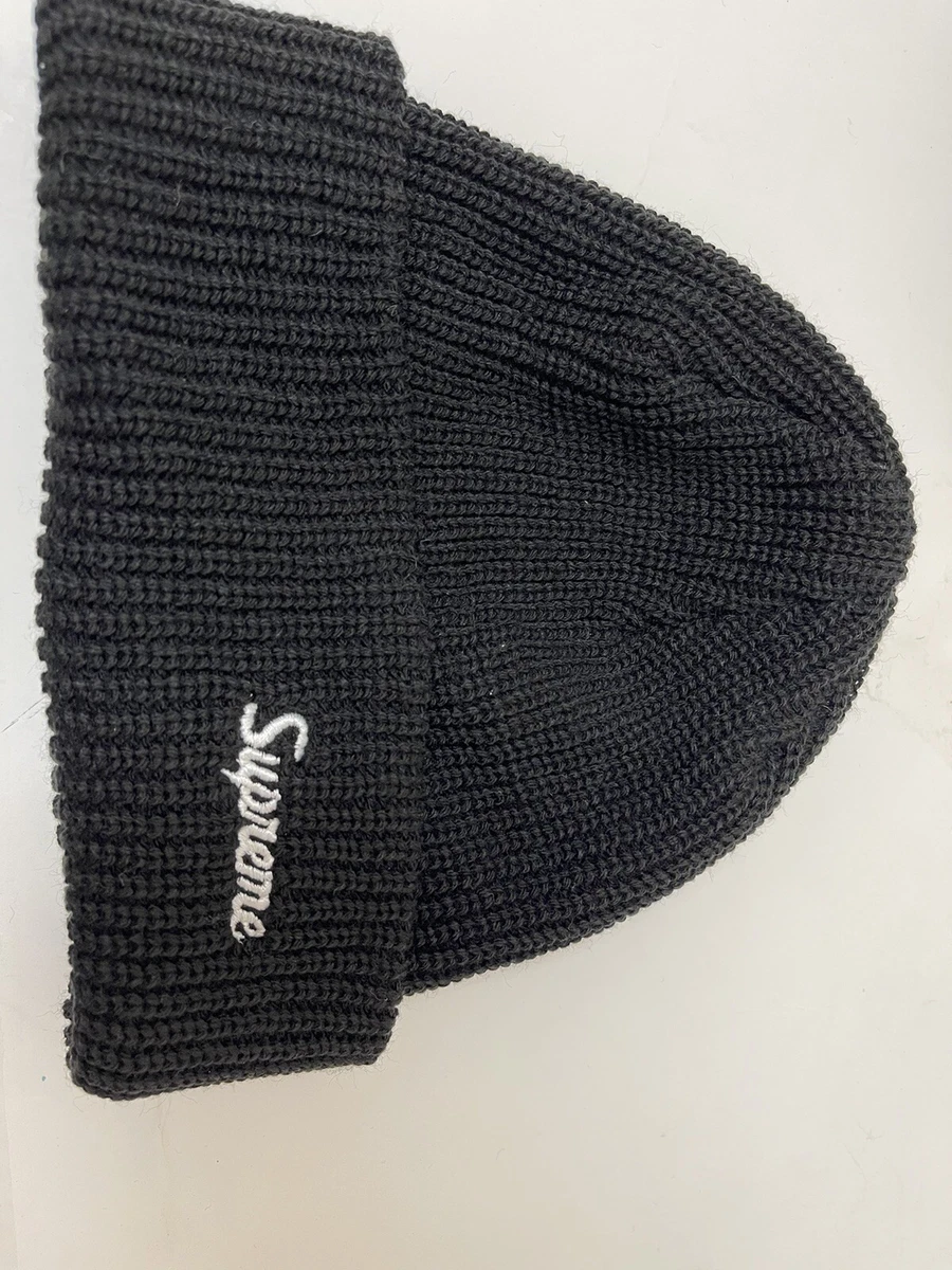 RARE RETIRED Supreme Loose Gauge Beanie Black (darker than pictured)