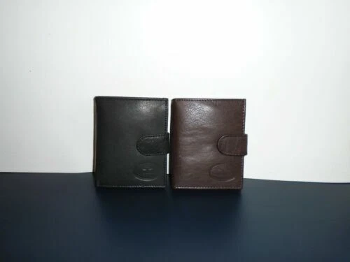 Black Leather Wallets for Men