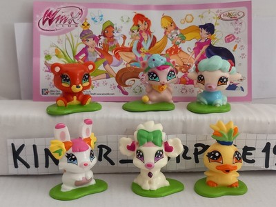 KINDER FERRERO SURPRISE CHOOSE YOURS FIGURES WINX CLUB LOVE & PET SERIES TOP RAR