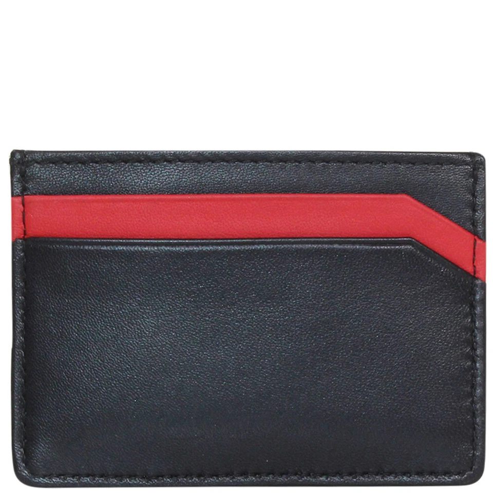 Portatarjetas billetera de cuero genuino Hugo Boss Subway-S para hombre Foto 2 de 3