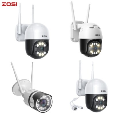 ZOSI 2MP/3MP/5MP Wireless Security IP Camera WiFi Two-Way Audio Home Color Night