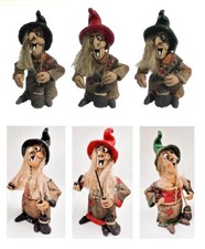 R&auml;ucherfiguren Hexen aus Keramik, handgefertigt - 16,0 / 21,0 cm