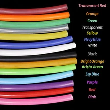 High Temp Food Grade Silicone Tube Flexible Rubber Pipe Various Colors & Sizes