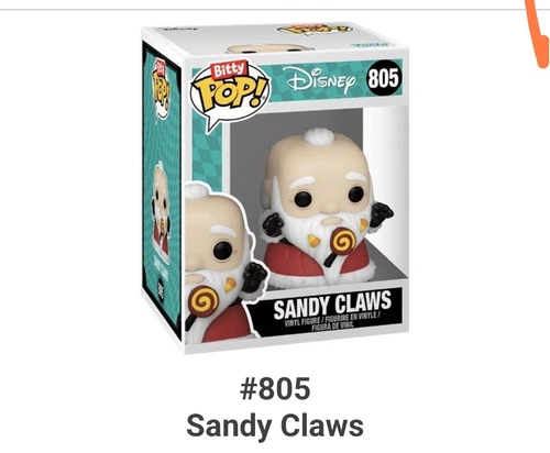 Funko Bitty Pop! Pesadilla antes de Navidad Sandy Claws #805