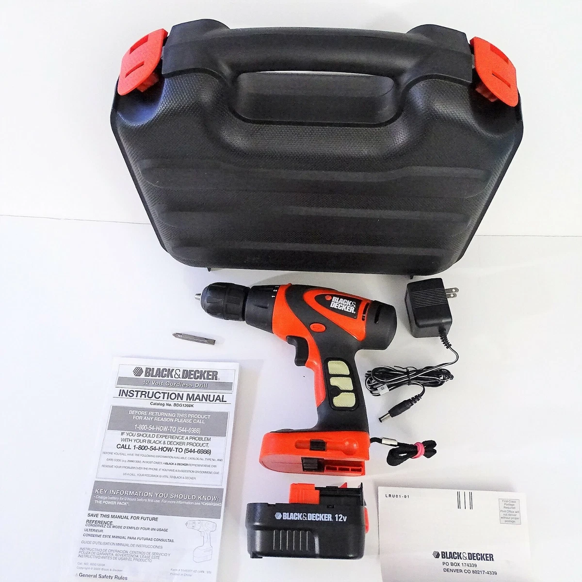 Black & Decker [no Longer Available] 12v Cordless Drill Charger