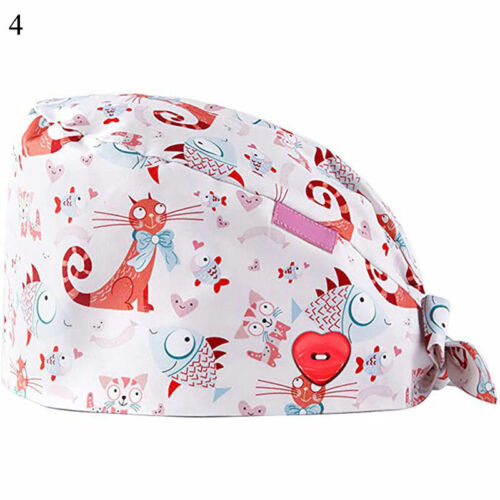 Unisex Nurse Doctor Hat Surgical Scrub Cap Medical Dentist Teeth Dental Cap UK - Picture 83 of 111