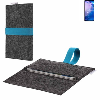für Sharp Aquos Zero6 Handyhülle Tasche Filz Schutz Case