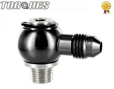 AN -4 (4AN ) Banjo Adapter To 1/8" NPT Stainless Steel Banjo Bolt Assembly BLACK