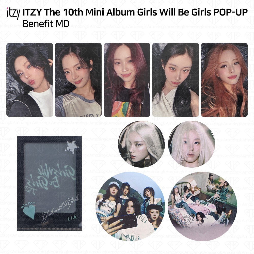 ITZY The 10th Mini Album Girls Will Be Girls POP-UP STORE Benefit