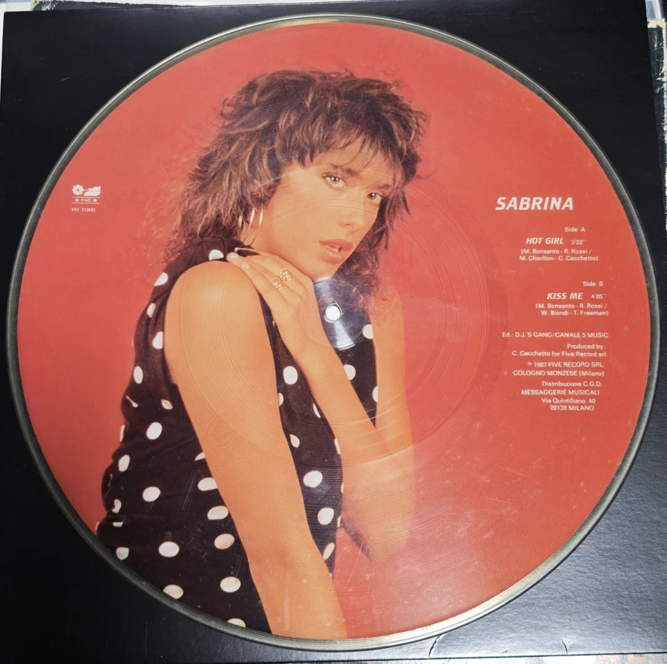 Picture Vinyl LP 12" Disco - Sabrina Hot Girl - Guter Zustand - Rar - Bild 2 von 2