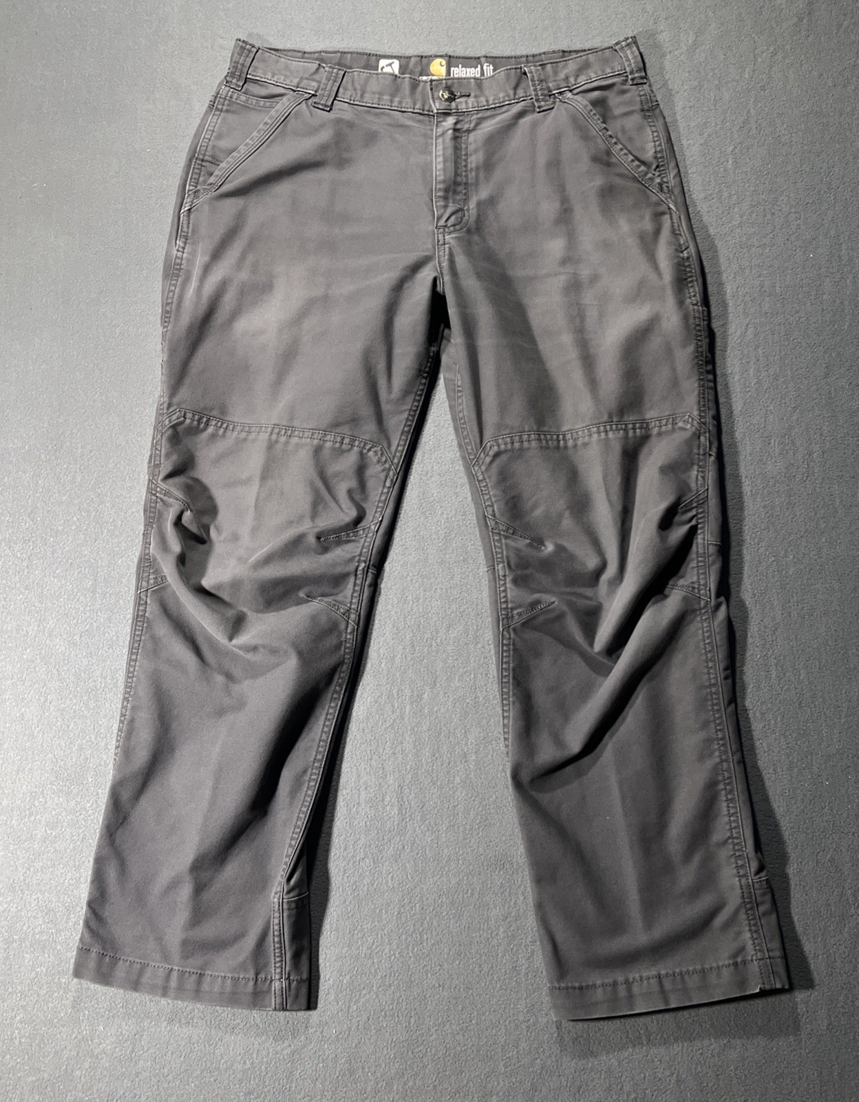 Carhartt Full Swing Work Pants Mens 36x30 35x30 Actual Gray Canvas Utility