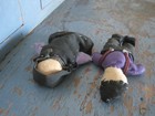 Two Vintage Ohio Amish Cloth Little Church  Rag Dolls Boy and Girl Hand Made — photo 3