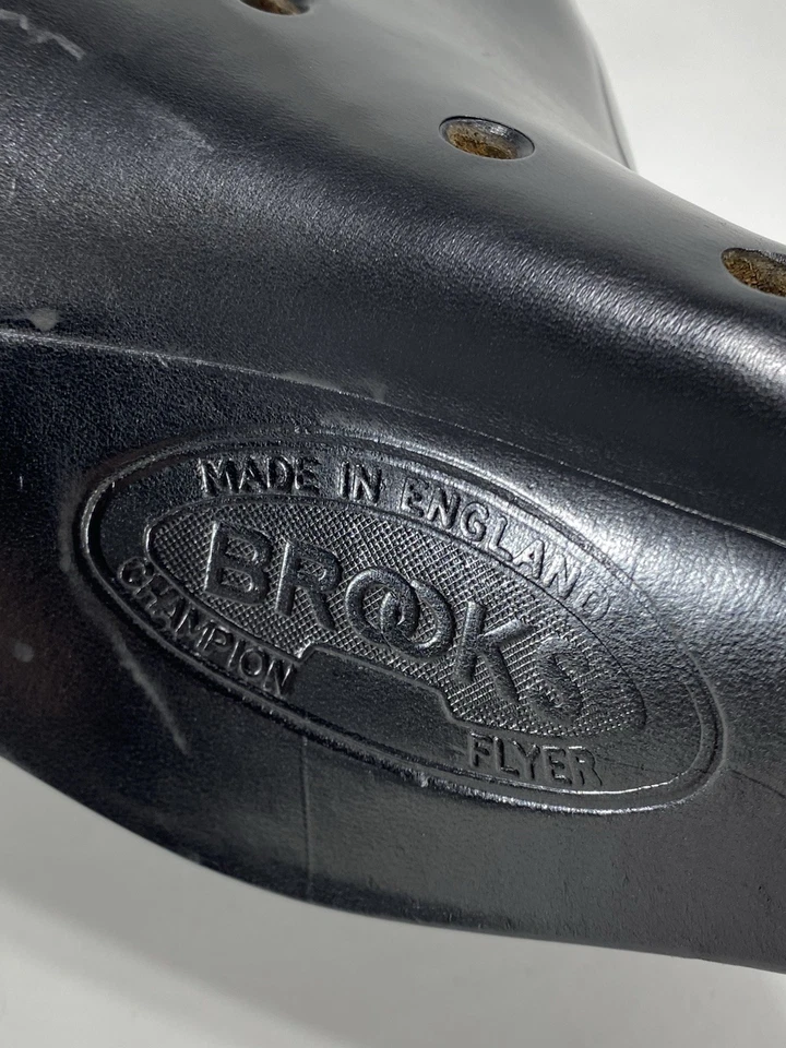 Brooks Champion Flyer Spring Saddle Black Leather Made in England - Image 3 of 4