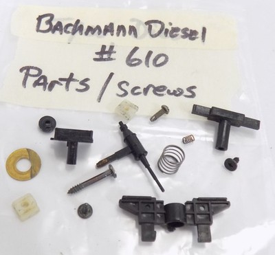 HO / BACHMANN / DIESEL LOCOMOTIVE #610 / HTF  PARTS & SCREWS